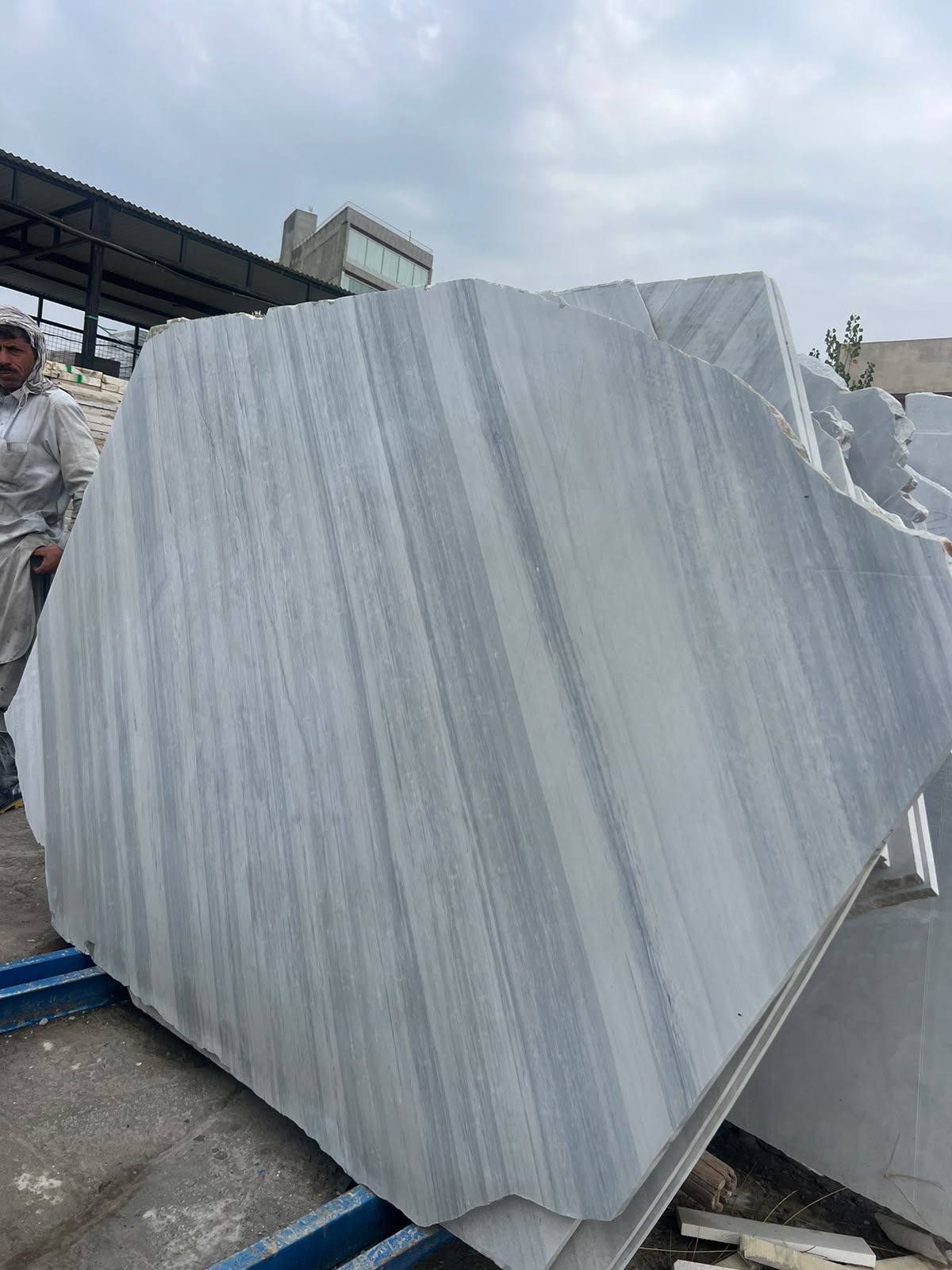 Silver Linear Marble