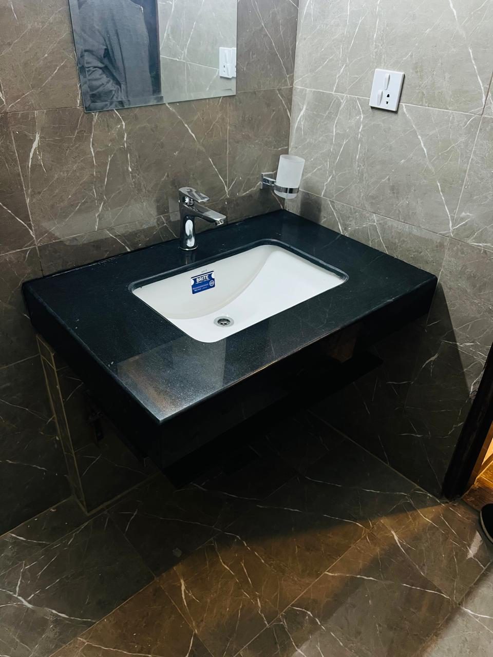 Black Granite Vanity