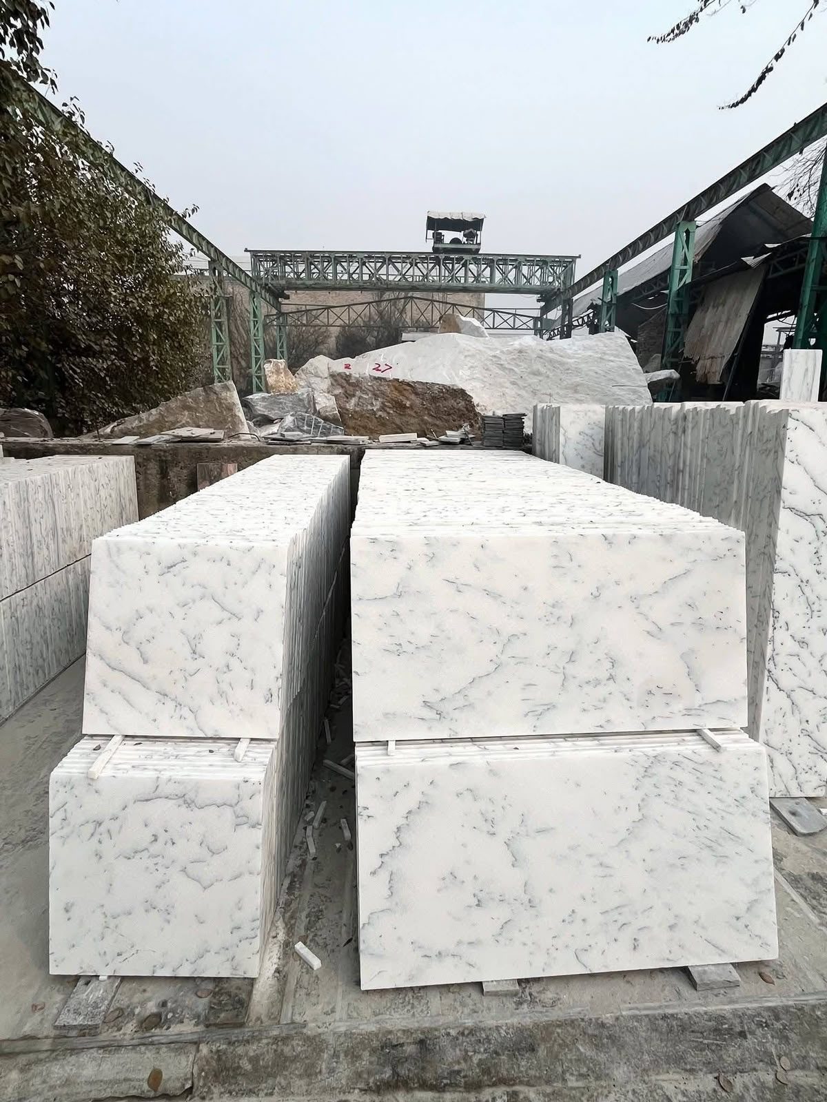 White Veined Marble